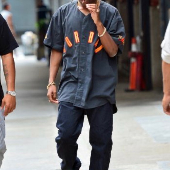 Vintage Jordan Nike Baseball Jersey ASAP ROCKY - Picture 7 of 7